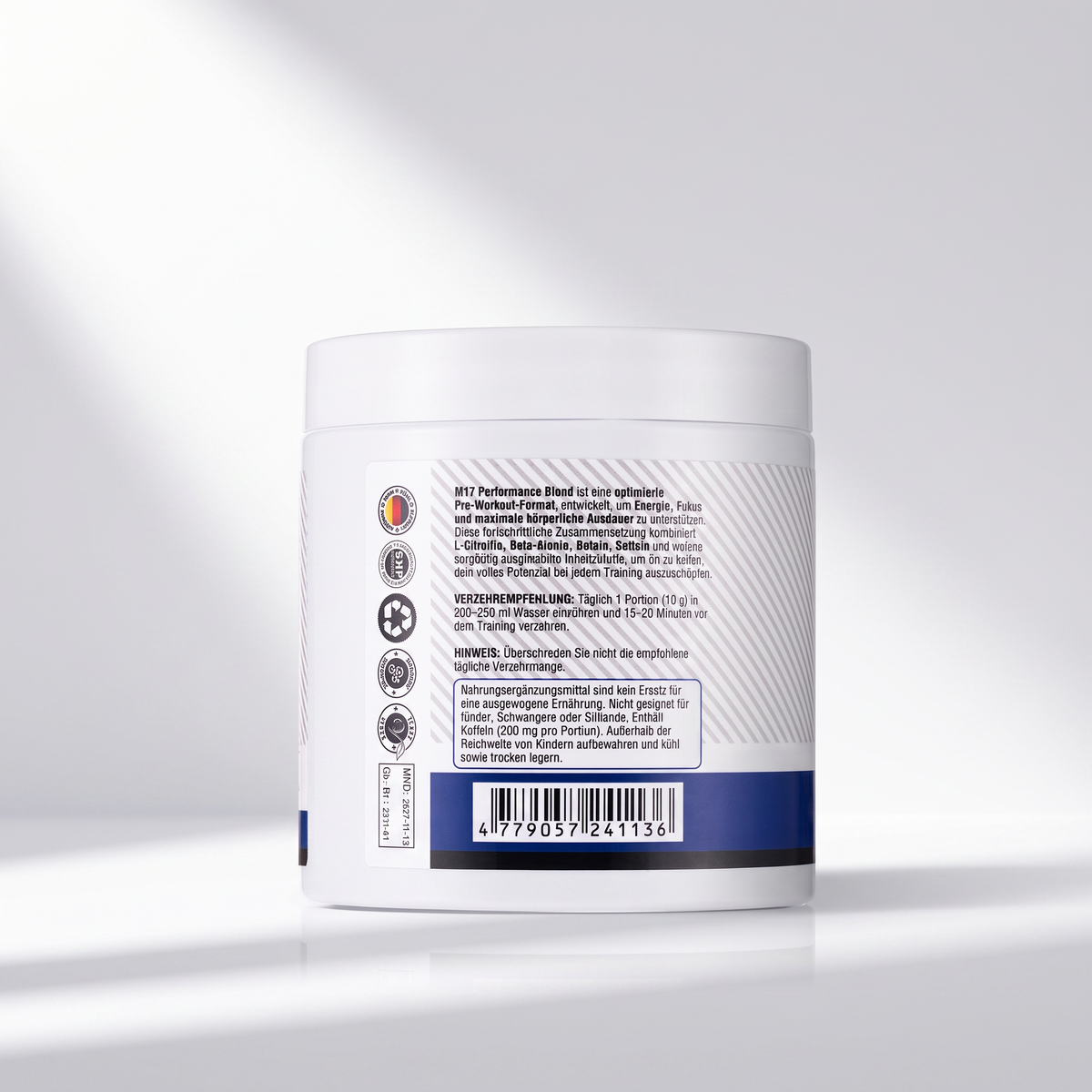 M17 Performance Blend Pre-Workout Pulver