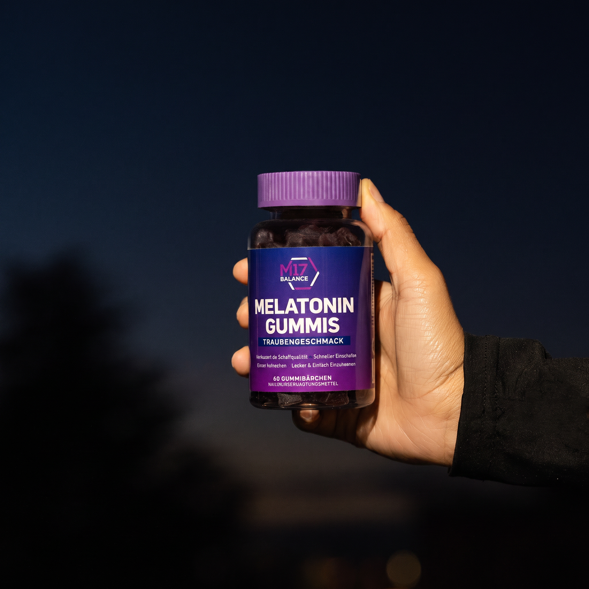 Melatonin-Gummibärchen – Traubengeschmack